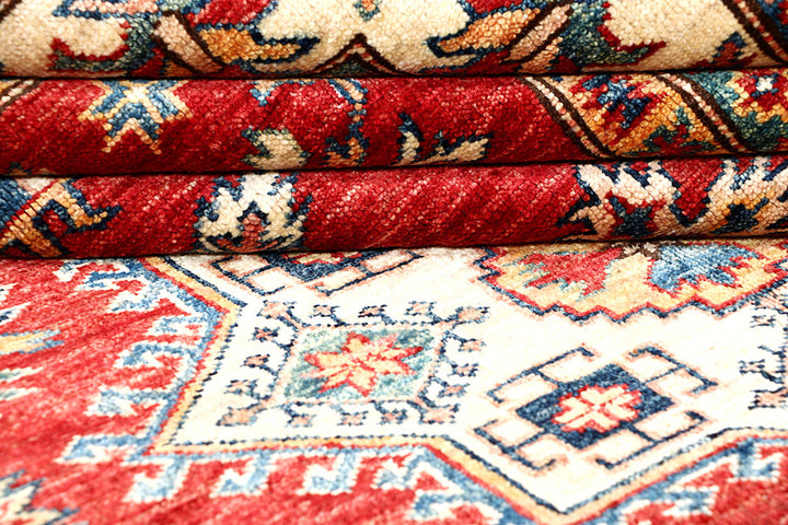 Dark Red Kazak 5' x 6' 6 - No. 63521 - ALRUG Rug Store