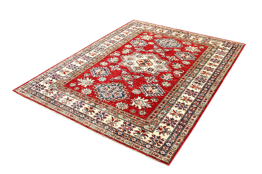 Dark Red Kazak 5' x 6' 6 - No. 63521 - ALRUG Rug Store