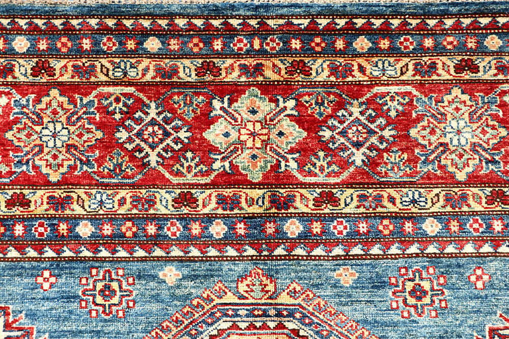 Steel Blue Kazak 7' 11 x 10' 1 - No. 63522 - ALRUG Rug Store
