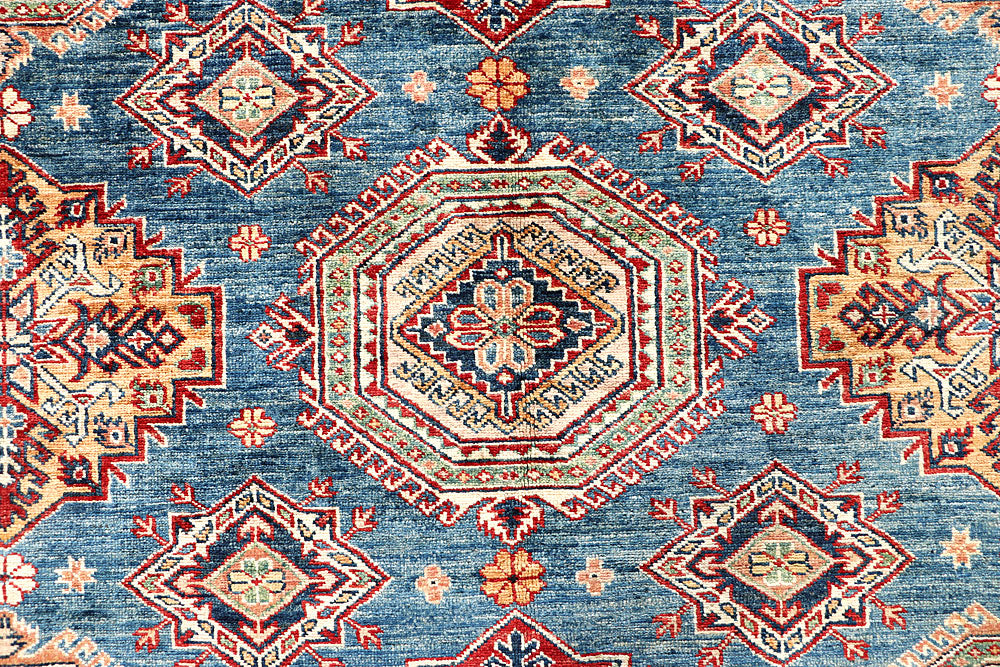Steel Blue Kazak 7' 11 x 10' 1 - No. 63522 - ALRUG Rug Store