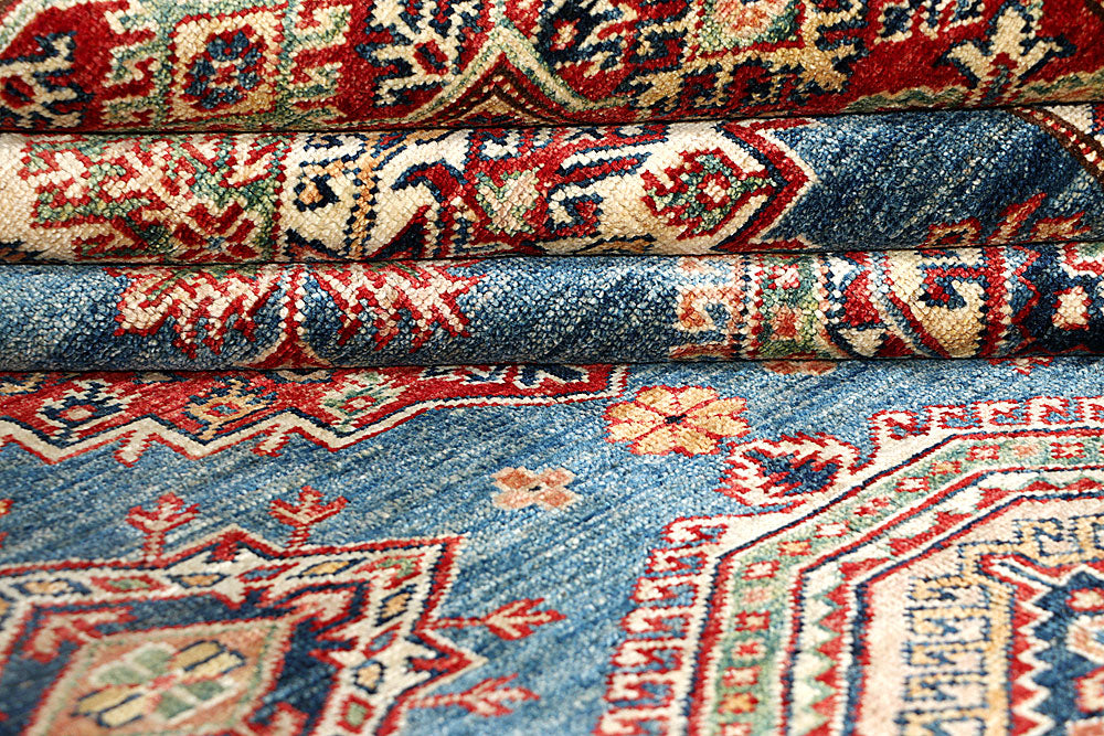 Steel Blue Kazak 7' 11 x 10' 1 - No. 63522 - ALRUG Rug Store