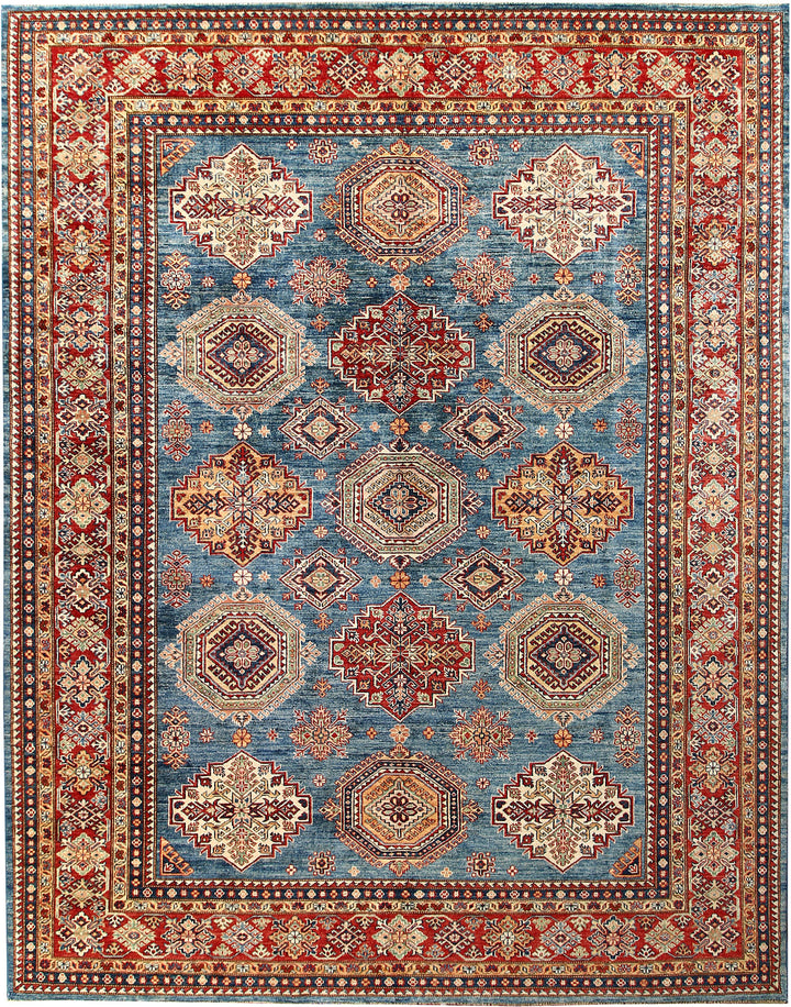 Steel Blue Kazak 7' 11 x 10' 1 - No. 63522 - ALRUG Rug Store