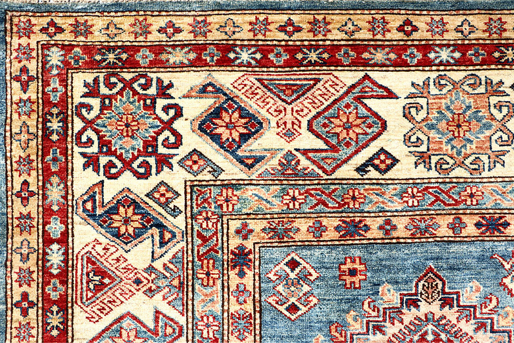 Steel Blue Kazak 8' 10 x 11' 11 - No. 63523 - ALRUG Rug Store