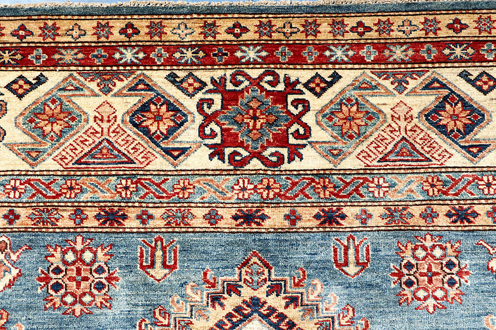Steel Blue Kazak 8' 10 x 11' 11 - No. 63523 - ALRUG Rug Store