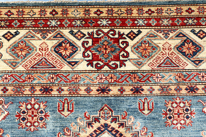 Steel Blue Kazak 8' 10 x 11' 11 - No. 63523 - ALRUG Rug Store