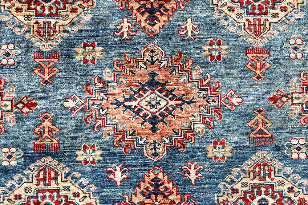 Steel Blue Kazak 8' 10 x 11' 11 - No. 63523 - ALRUG Rug Store