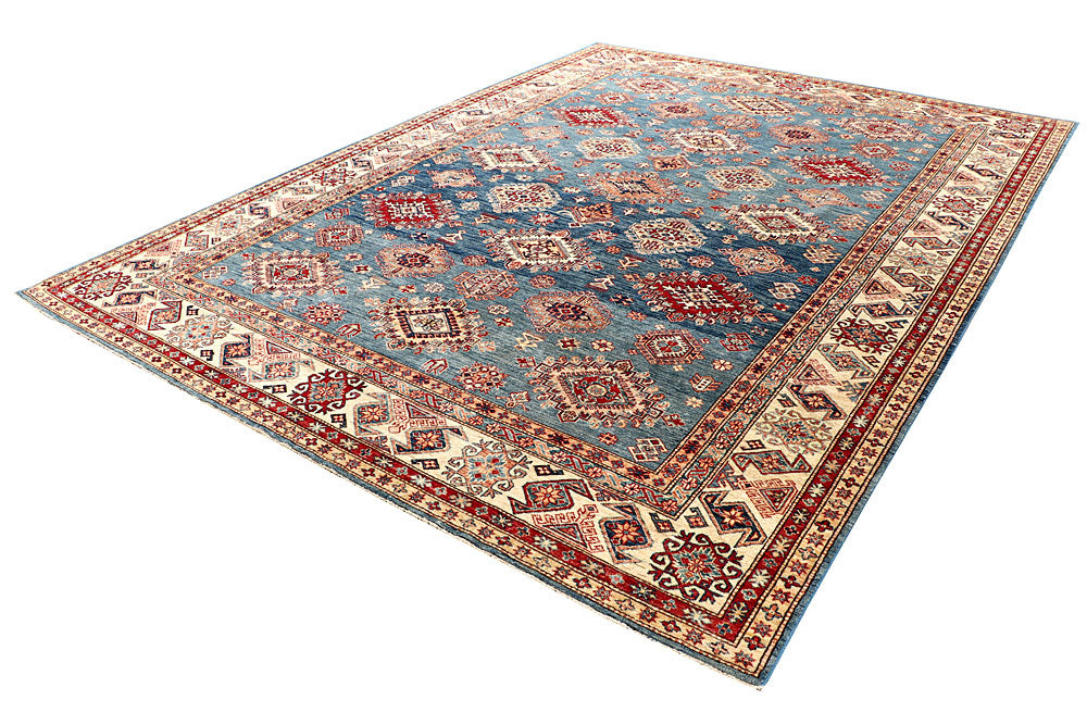 Steel Blue Kazak 8' 10 x 11' 11 - No. 63523 - ALRUG Rug Store