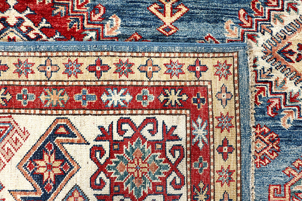 Steel Blue Kazak 8' 10 x 11' 11 - No. 63523 - ALRUG Rug Store