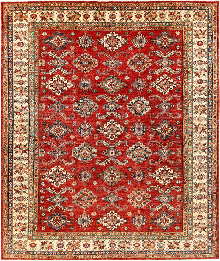 Firebrick Kazak 8' 3 x 9' 8 - No. 63524 - ALRUG Rug Store