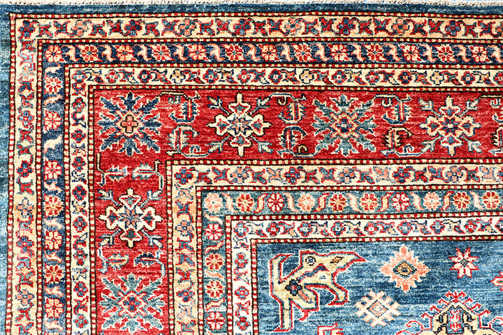 Steel Blue Kazak 8' 10 x 11' 10 - No. 63525 - ALRUG Rug Store