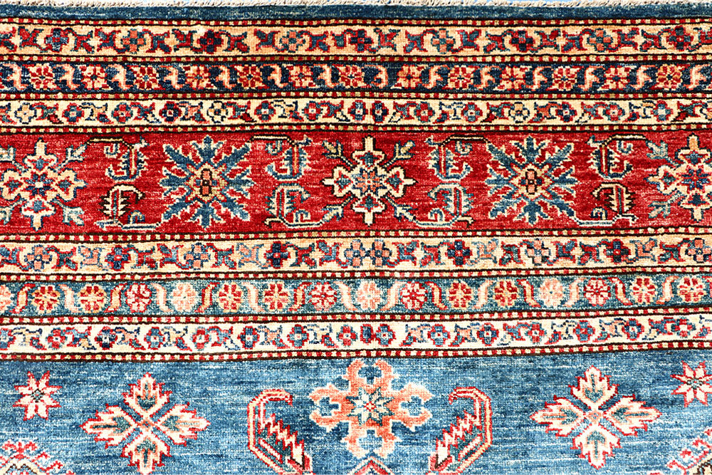 Steel Blue Kazak 8' 10 x 11' 10 - No. 63525 - ALRUG Rug Store
