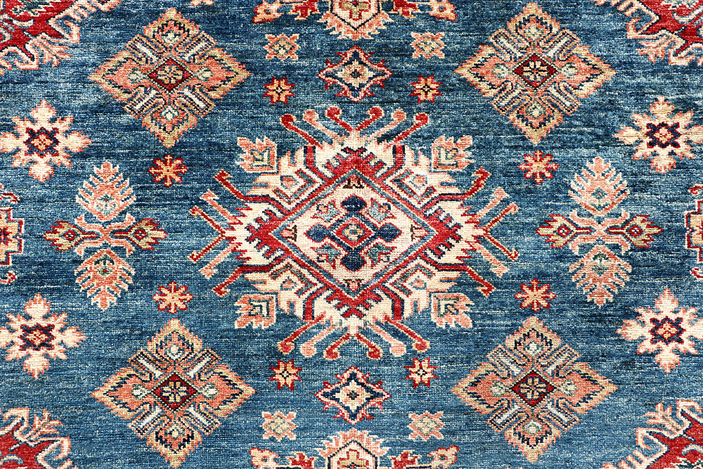 Steel Blue Kazak 8' 10 x 11' 10 - No. 63525 - ALRUG Rug Store