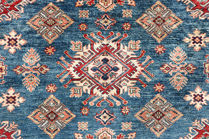 Steel Blue Kazak 8' 10 x 11' 10 - No. 63525 - ALRUG Rug Store