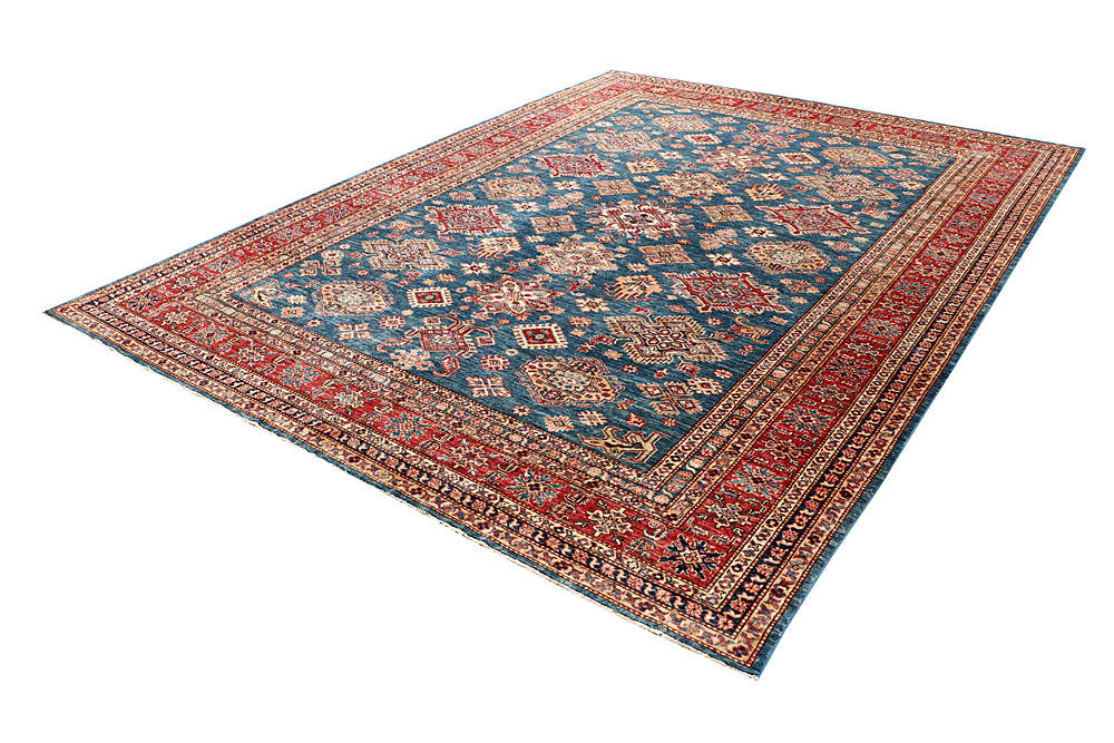 Steel Blue Kazak 8' 10 x 11' 10 - No. 63525 - ALRUG Rug Store