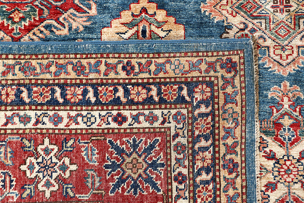 Steel Blue Kazak 8' 10 x 11' 10 - No. 63525 - ALRUG Rug Store