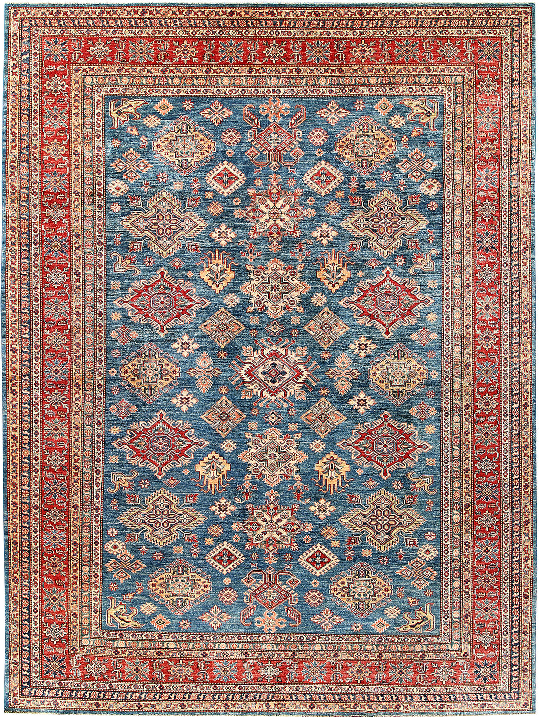 Steel Blue Kazak 8' 10 x 11' 10 - No. 63525 - ALRUG Rug Store