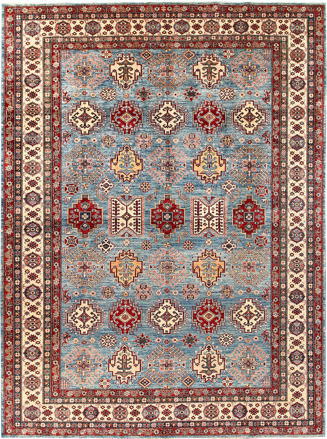 Steel Blue Kazak 8' 9 x 11' 10 - No. 63526 - ALRUG Rug Store