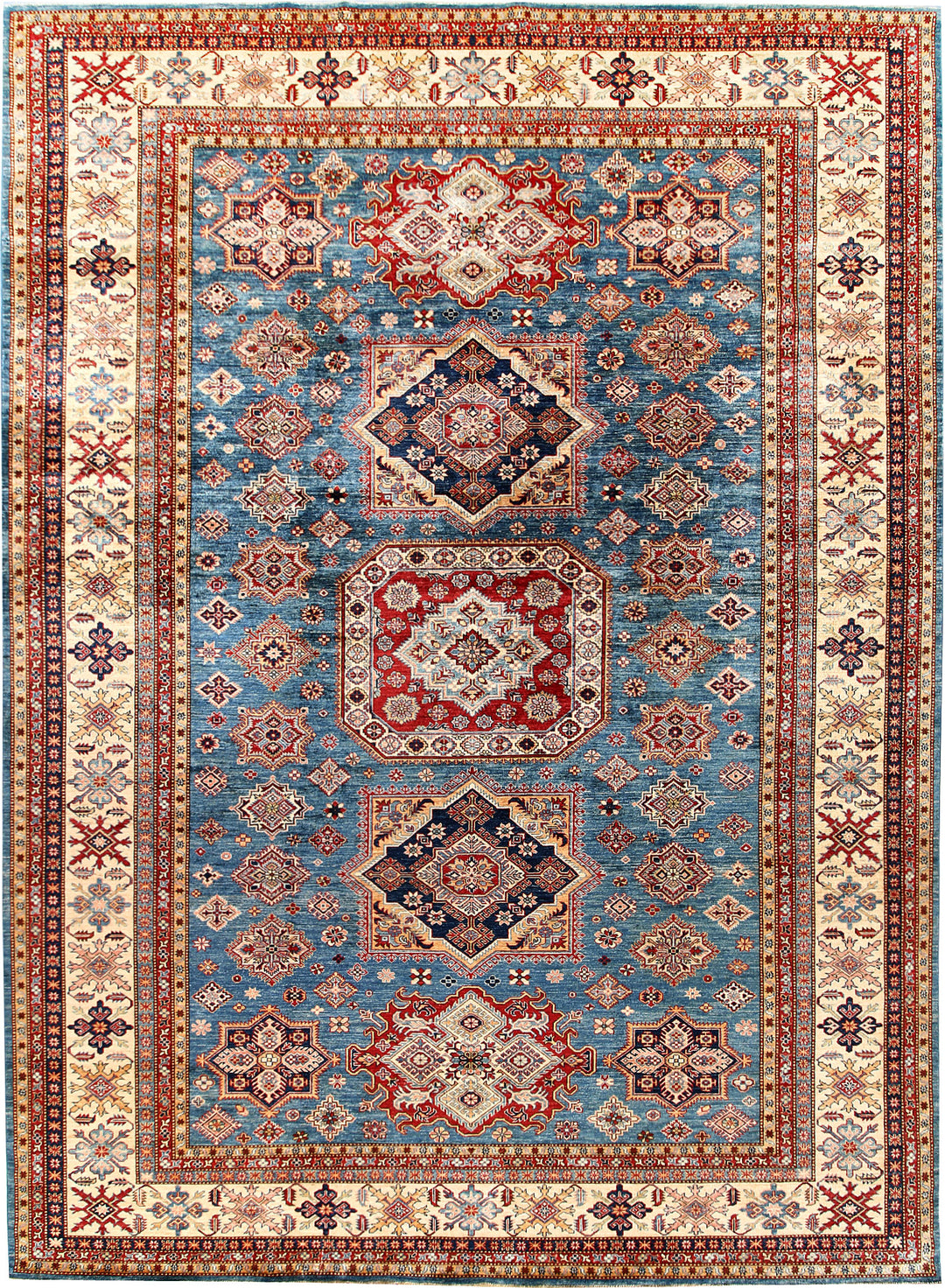 Steel Blue Kazak 10' 2 x 13' 9 - No. 63528 - ALRUG Rug Store