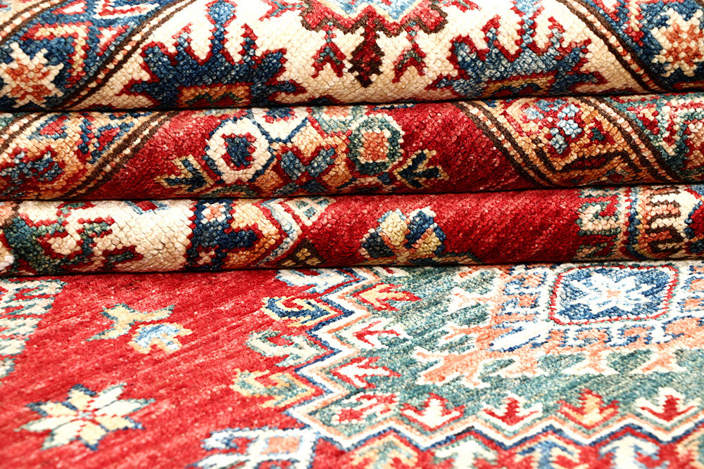 Firebrick Kazak 5' x 6' 7 - No. 63529 - ALRUG Rug Store