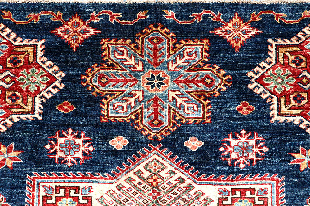 Dark Blue Kazak 6' 9 x 9' 5 - No. 63530 - ALRUG Rug Store