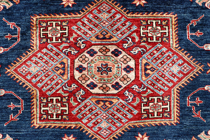 Dark Blue Kazak 6' 9 x 9' 5 - No. 63530 - ALRUG Rug Store
