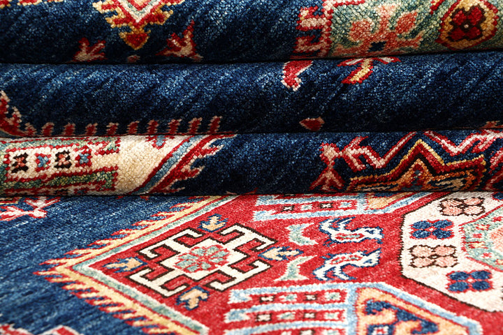 Dark Blue Kazak 6' 9 x 9' 5 - No. 63530 - ALRUG Rug Store