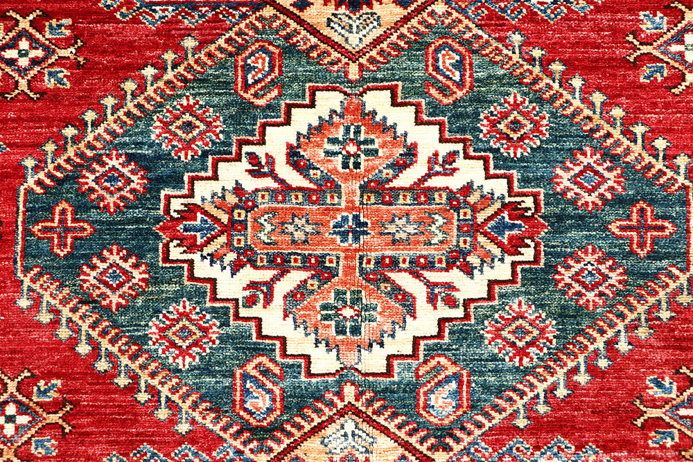 Firebrick Kazak 5' 2 x 6' 3 - No. 63534 - ALRUG Rug Store