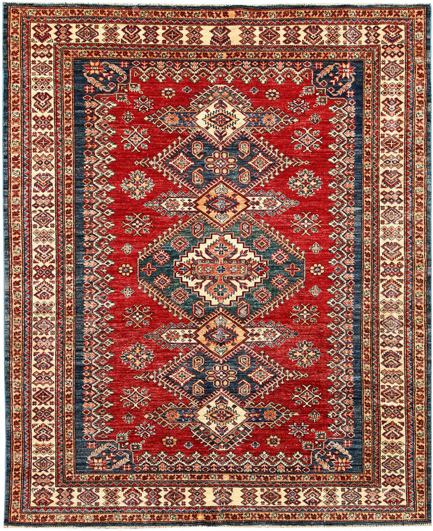 Firebrick Kazak 5' 2 x 6' 3 - No. 63534 - ALRUG Rug Store