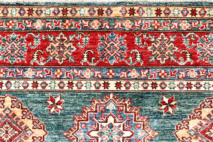 Dark Sea Green Kazak 5' 8 x 7' 10 - No. 63535 - ALRUG Rug Store