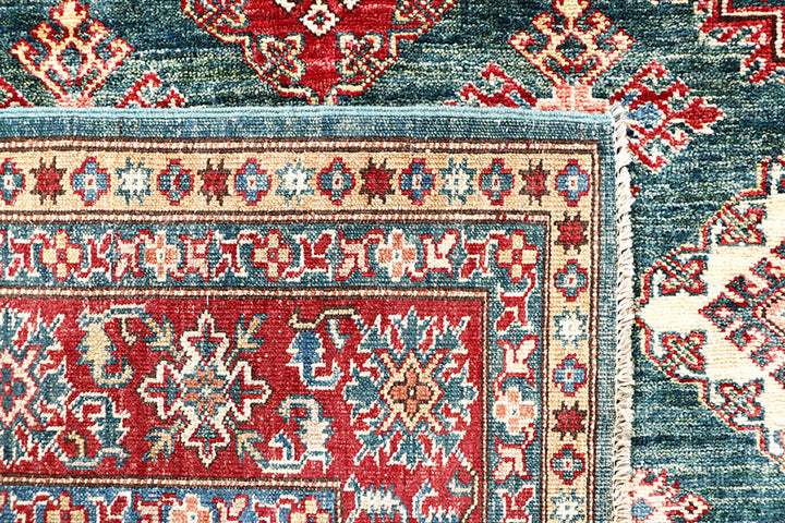 Dark Sea Green Kazak 5' 8 x 7' 10 - No. 63535 - ALRUG Rug Store