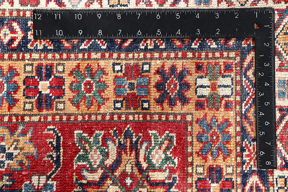 Dark Sea Green Kazak 10' x 13' 1 - No. 63536 - ALRUG Rug Store