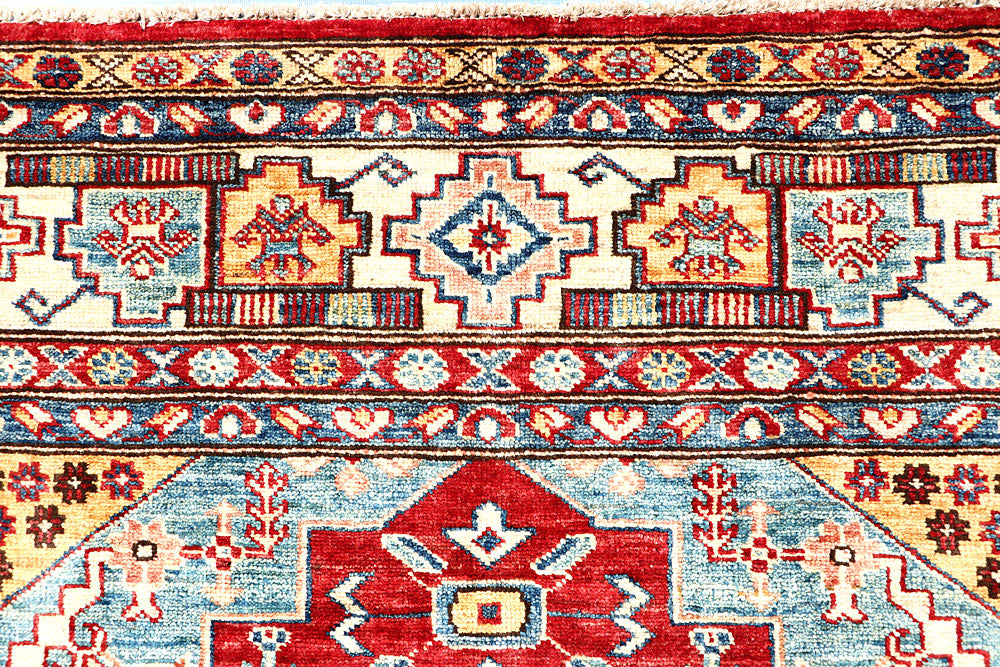 Multi Colored Kazak 5' 6 x 8' - No. 63537 - ALRUG Rug Store