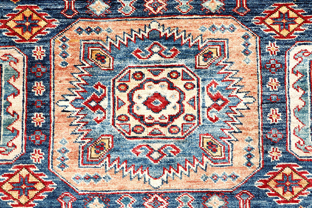 Multi Colored Kazak 5' 6 x 8' - No. 63537 - ALRUG Rug Store