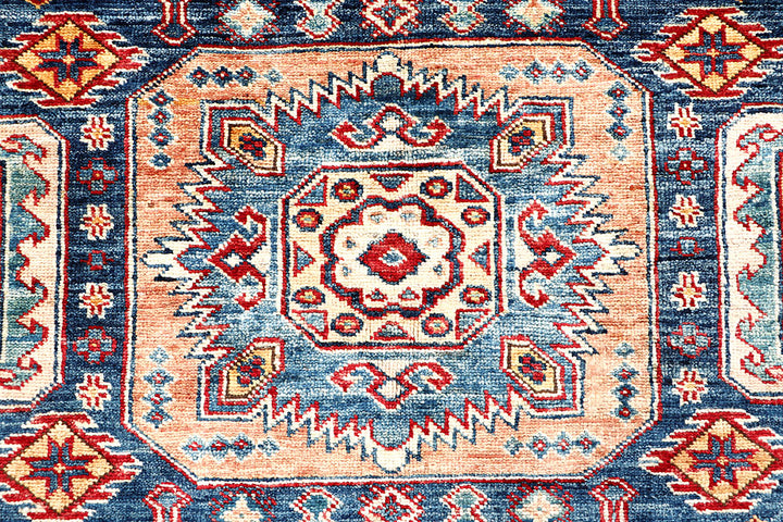 Multi Colored Kazak 5' 6 x 8' - No. 63537 - ALRUG Rug Store