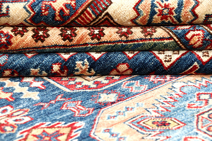 Multi Colored Kazak 5' 6 x 8' - No. 63537 - ALRUG Rug Store