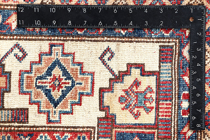 Multi Colored Kazak 5' 6 x 8' - No. 63537 - ALRUG Rug Store
