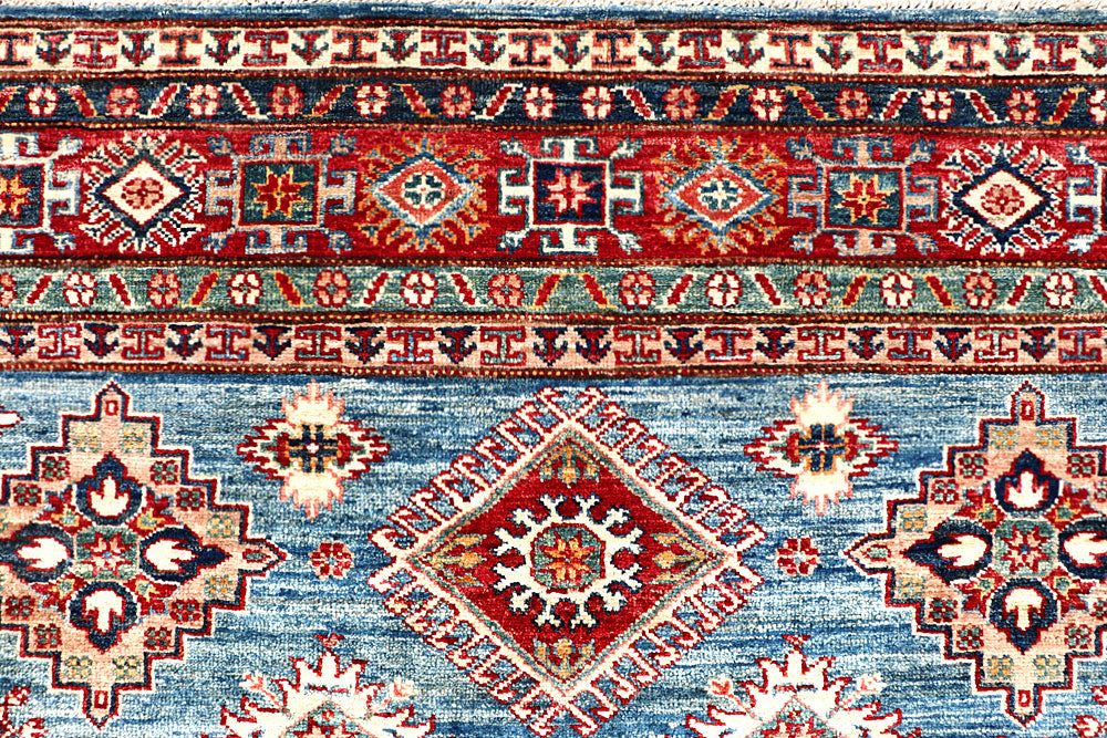 Steel Blue Kazak 5' 7 x 8' 7 - No. 63538 - ALRUG Rug Store