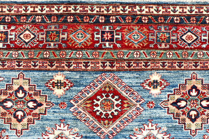 Steel Blue Kazak 5' 7 x 8' 7 - No. 63538 - ALRUG Rug Store