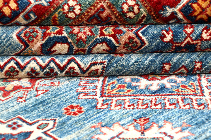 Steel Blue Kazak 5' 7 x 8' 7 - No. 63538 - ALRUG Rug Store