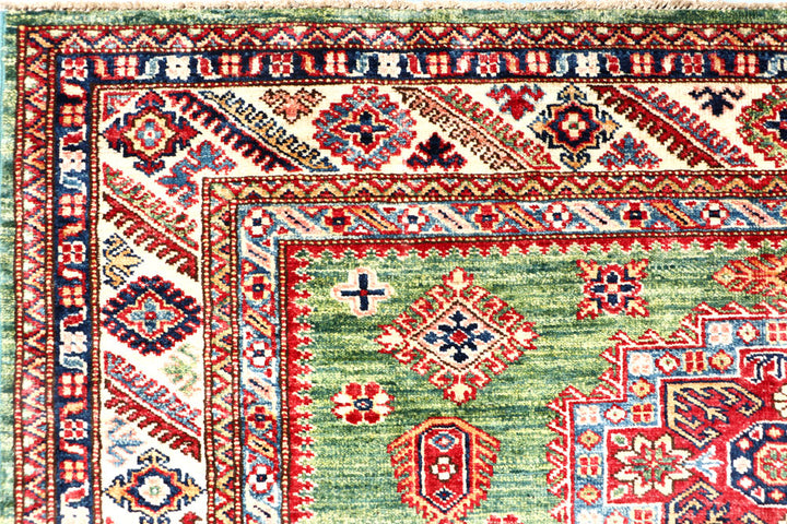 Olivedrab Kazak 5' x 6' 11 - No. 63539 - ALRUG Rug Store