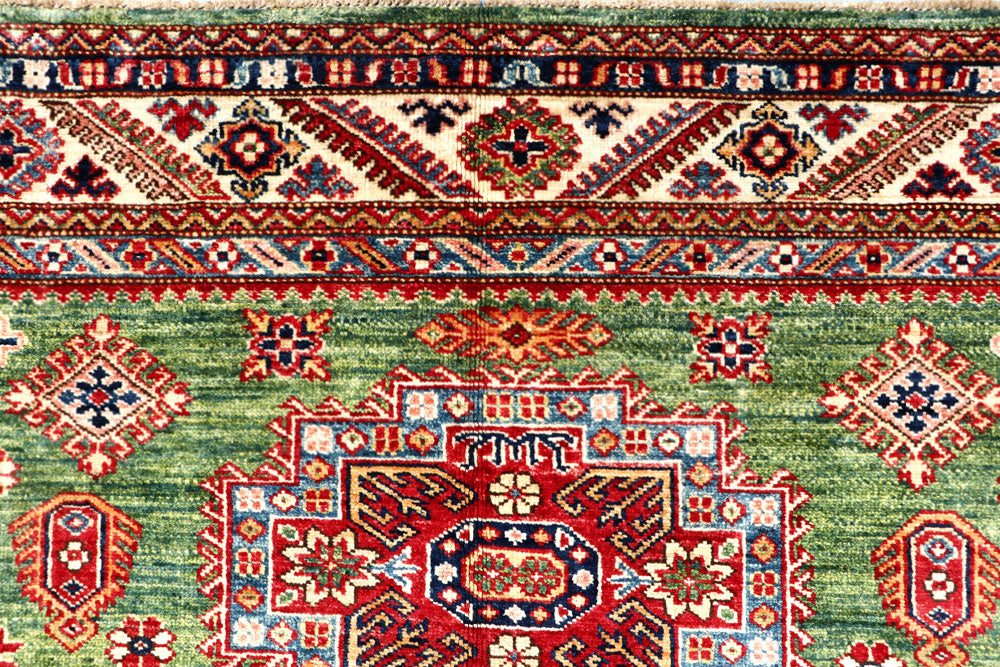 Olivedrab Kazak 5' x 6' 11 - No. 63539 - ALRUG Rug Store