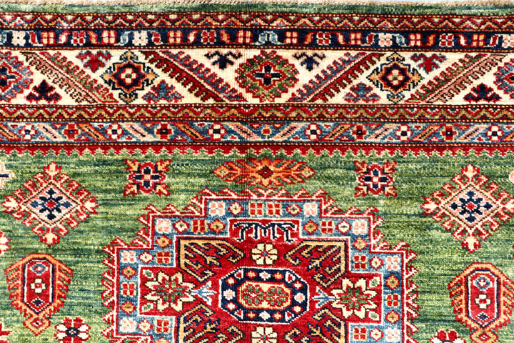 Olivedrab Kazak 5' x 6' 11 - No. 63539 - ALRUG Rug Store