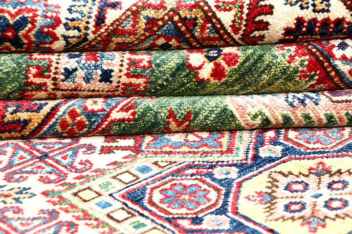 Olivedrab Kazak 5' x 6' 11 - No. 63539 - ALRUG Rug Store