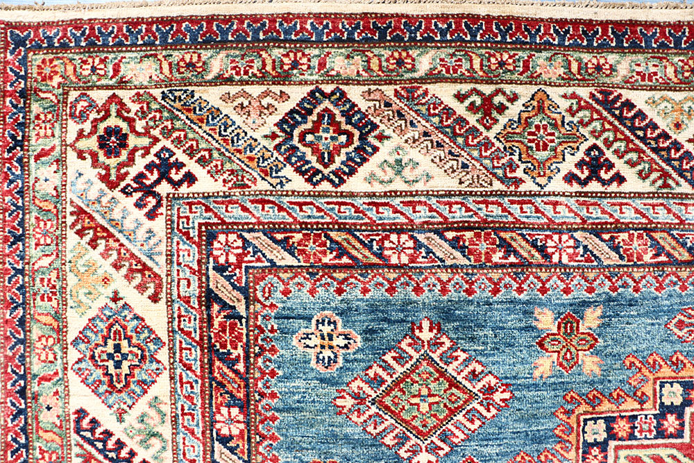 Steel Blue Kazak 6' 9 x 10' 2 - No. 63540 - ALRUG Rug Store