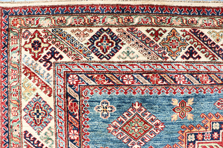 Steel Blue Kazak 6' 9 x 10' 2 - No. 63540 - ALRUG Rug Store