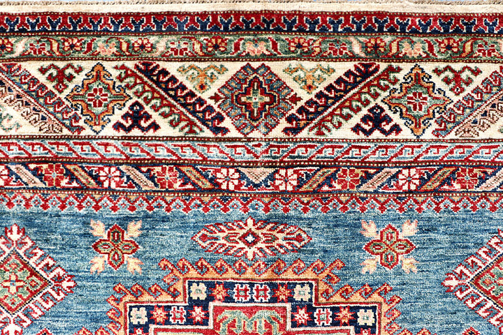 Steel Blue Kazak 6' 9 x 10' 2 - No. 63540 - ALRUG Rug Store
