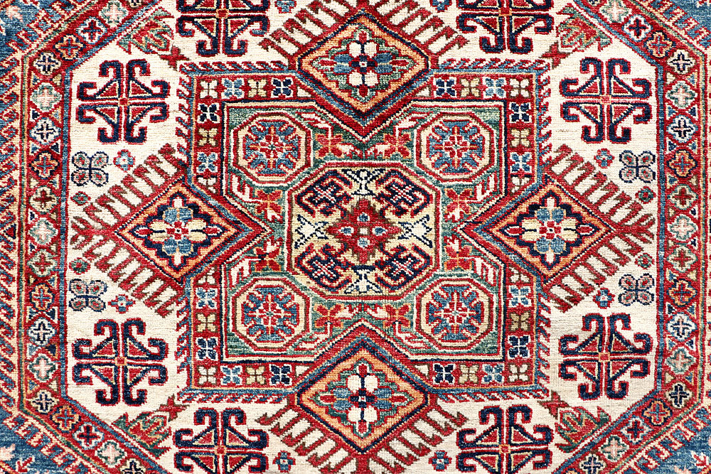 Steel Blue Kazak 6' 9 x 10' 2 - No. 63540 - ALRUG Rug Store