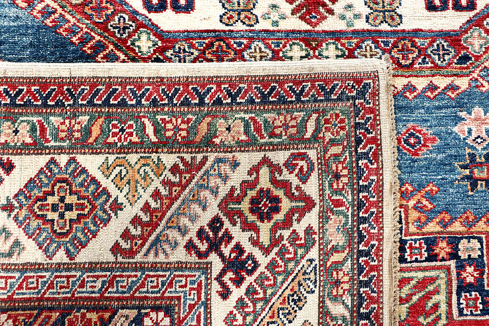 Steel Blue Kazak 6' 9 x 10' 2 - No. 63540 - ALRUG Rug Store