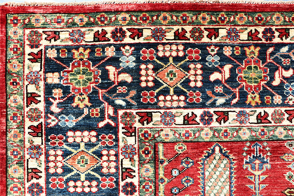 Firebrick Kazak 8' 2 x 9' 6 - No. 63541 - ALRUG Rug Store