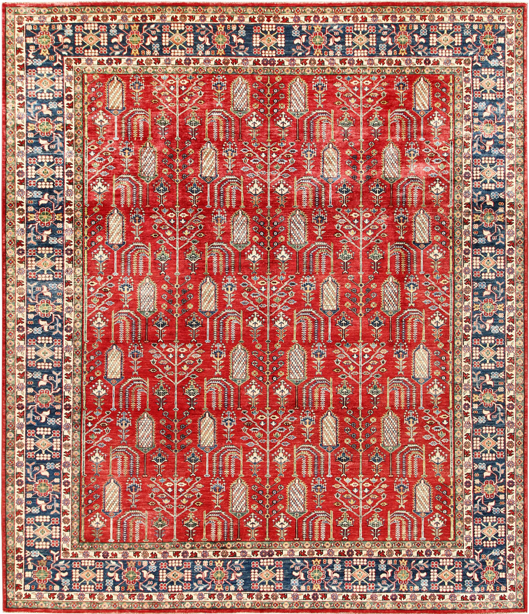 Firebrick Kazak 8' 2 x 9' 6 - No. 63541 - ALRUG Rug Store